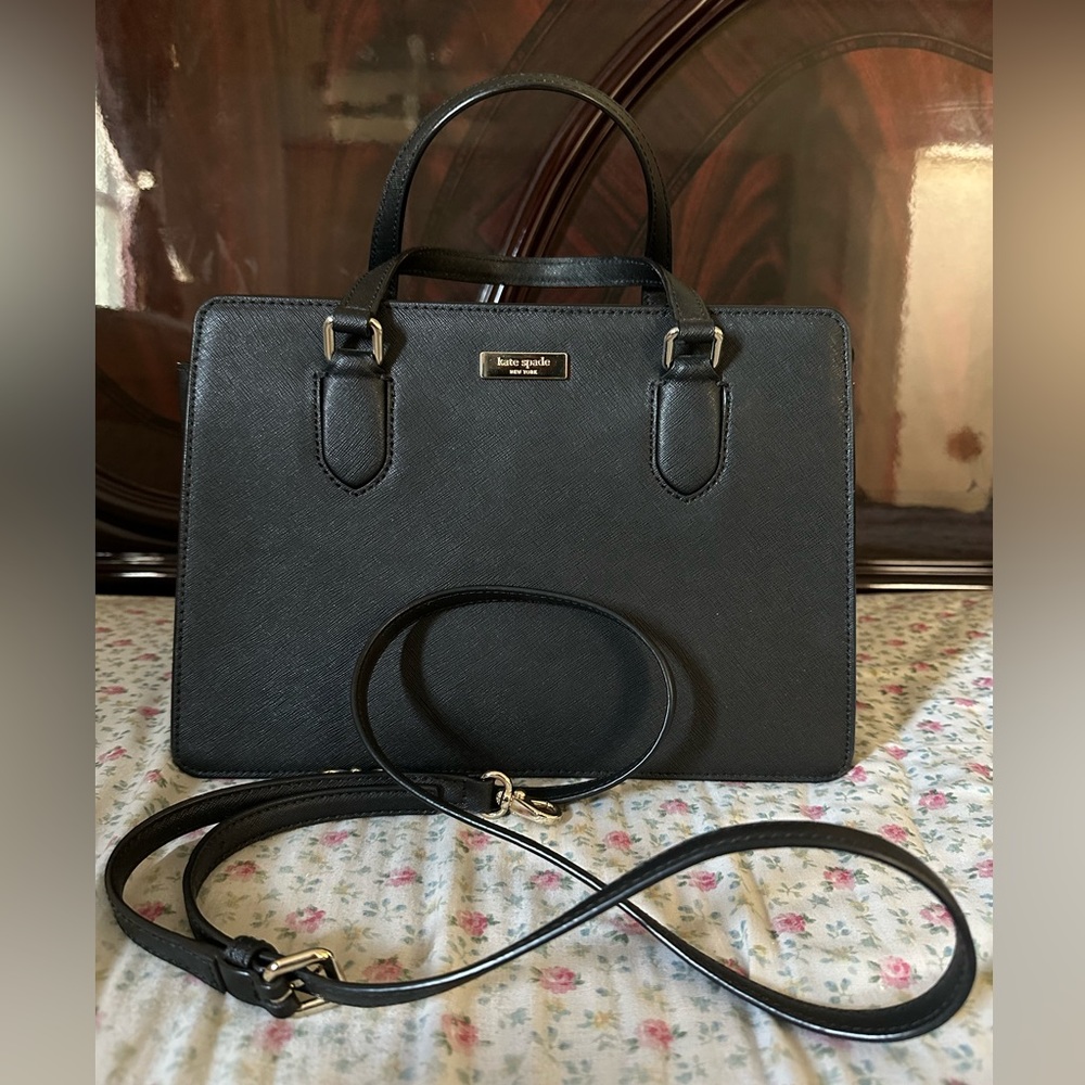 Kate Spade Laurel Way Reese Satchel Black